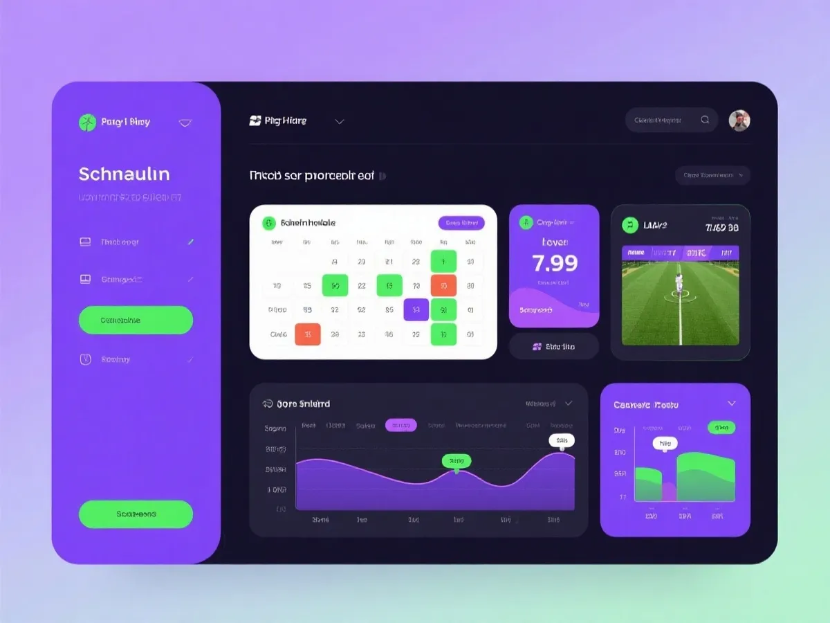 官方平台功能布局与世界杯数据页示意图